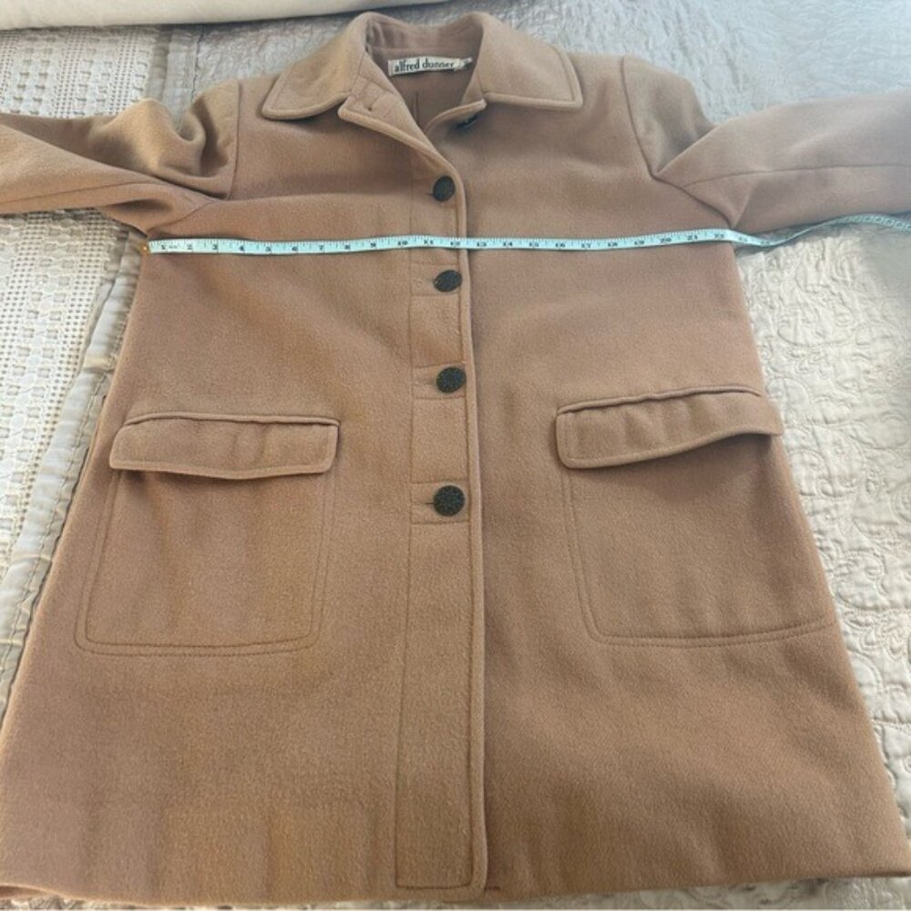 Vintage Camel Button Front Coat Size M - image 3